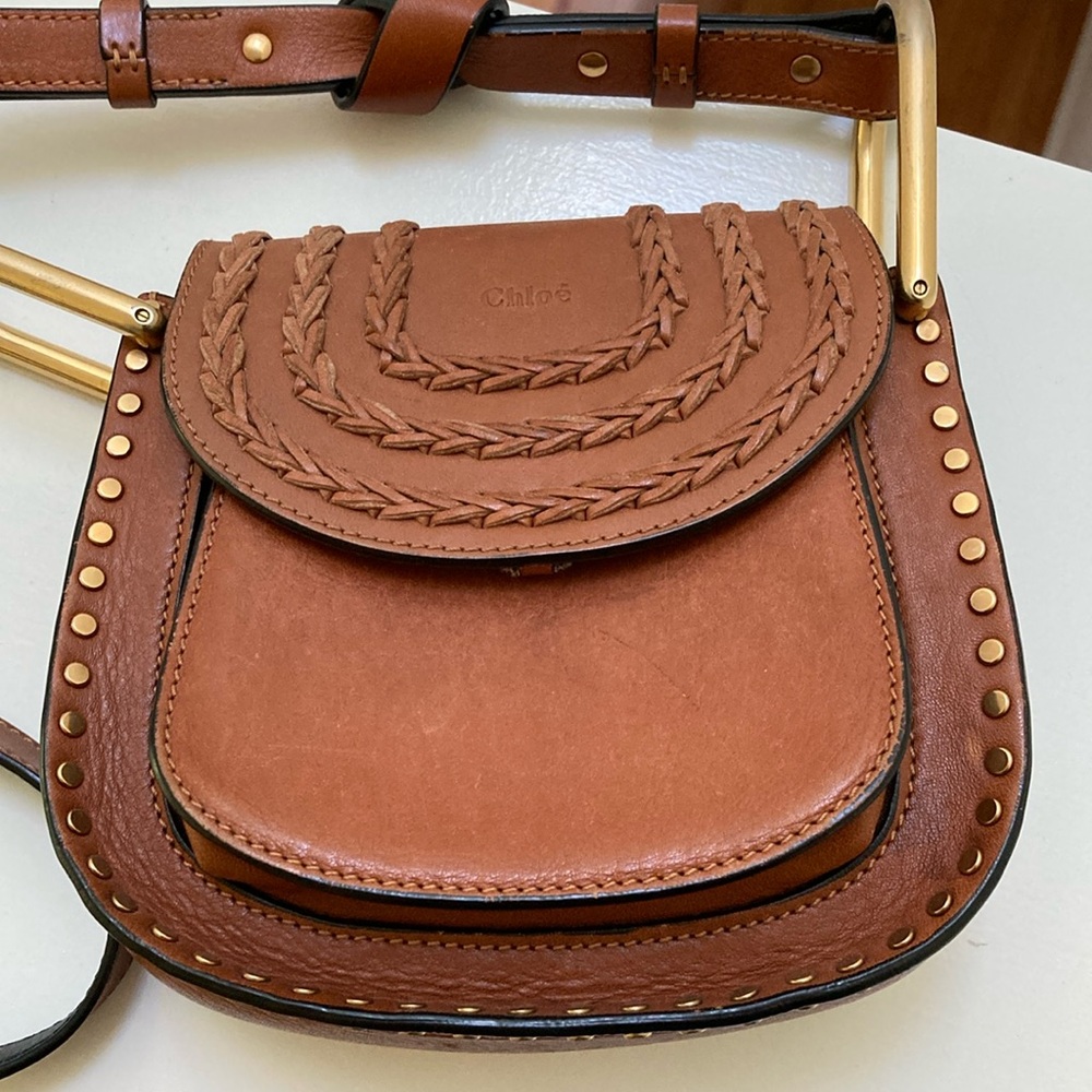 Chloe Hudson mini bag, tan